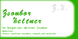 zsombor weltner business card